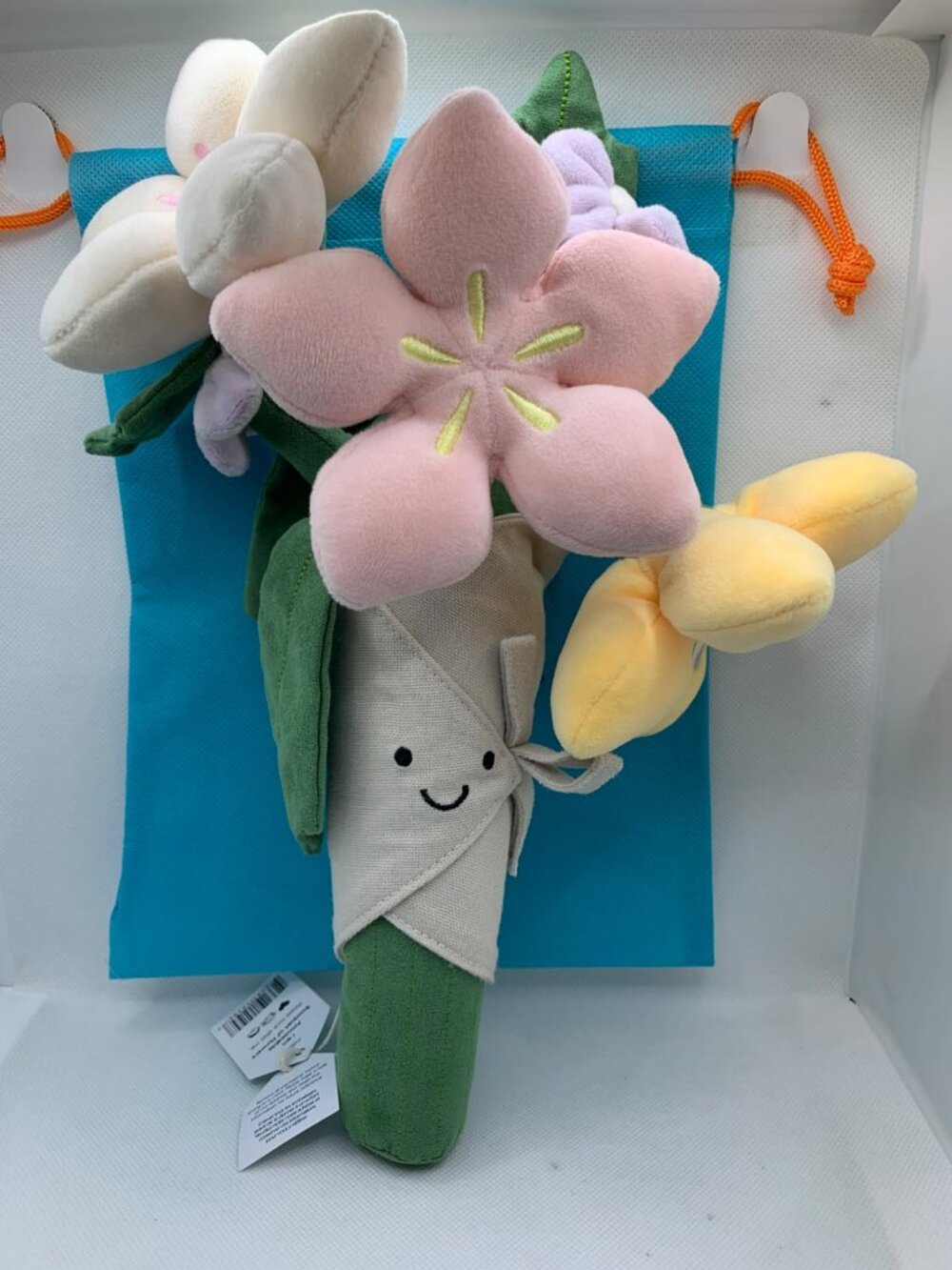 Jellycat Amuseables Bouquet of Flowers Plush w/ Dust Bag NWT